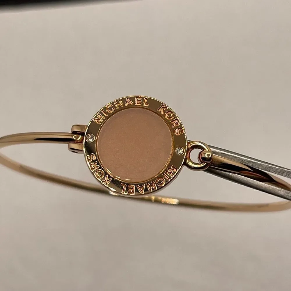 Bangle bracelet MICHAEL KORS rose gold tone - Picture 6 of 10